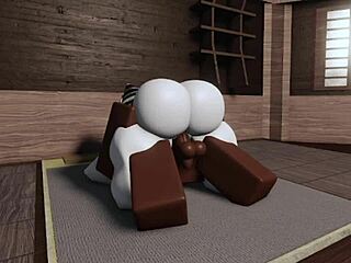 i'm fuckin this juicy big ass on bbc in roblox... oh man it's tight!
