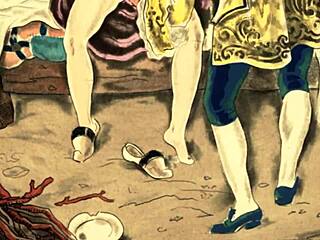 vintage erotic drawings capture antique passion and desire