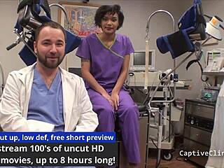 Jackie Banes Latex Nurse Spreads in Hospital Behind Scenes