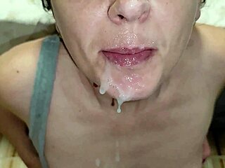 Proper married milf begs cum like slut. Unfaithful wife takes it all holes.