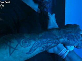 redhead latina gags on deepthroat while choking on sweaty nylon toes