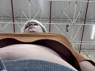 guy secretly films woman tweaking tits while supermarket shopping