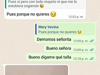 doña mary got horny and sent me her nudes