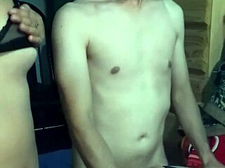 i'm grabbing my fat latina milf on webcam, flashing tits then doggystyling my blonde brunette girlfriend