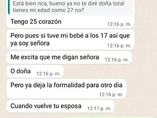 doña mary got horny and sent me her nudes