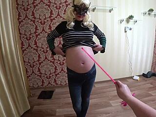 pregnant student strips for lesbian teacher exam pov ending