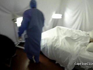 Jackie Banes Latex Nurse Spreads in Hospital Behind Scenes