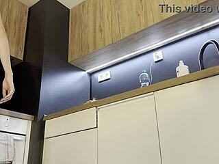 i love my redhead wife's new white miniskirt and pink panties she strips so sexy