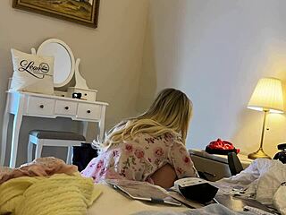 Will Big-Tits Raver Girl's Backstage HJ Seduce Director?