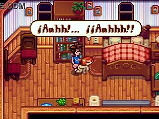 Stardew Valley Robin Spreads Pussy in Spanish Fuck Fest