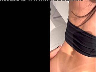 Risky Creampie Sex in Mall Public Bathroom with Horny Colombian Teen