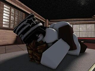 i'm fuckin this juicy big ass on bbc in roblox... oh man it's tight!