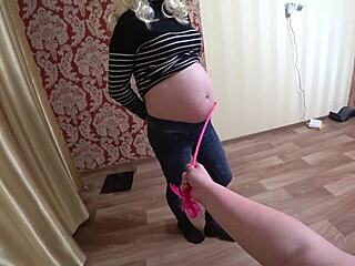 pregnant student strips for lesbian teacher exam pov ending