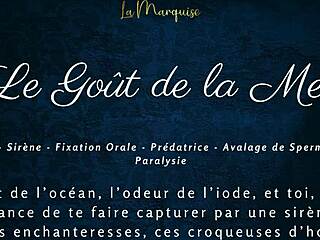 French Mermaid's Ocean Blowjob - Taste The Salty Cum Delight?