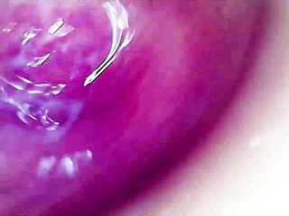 Juicy Pussy Creampie Closeup As Homemade Solo Toy Play Builds To Explosive Orgasm