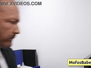 Busty office worker sasha pearl gets messy cubicle surprise with parker ambrose