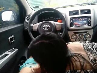 pinay teen blows taxi driver for free ride and swallows cum