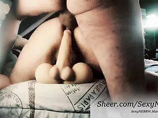 Double toy and cock preview fun