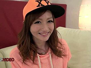 Reon Otowa Fingers Pussy Wildly Before Creampie Craving JAV Blowjob Frenzy!