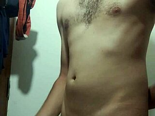 wanna watch me undress skinny body for solo bathroom masturbation?