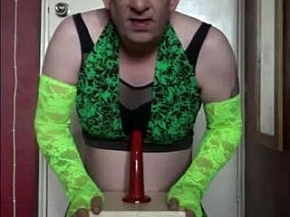 Bisexual crossdresser deepthroats cock after assfucking homemade shy virgin toys