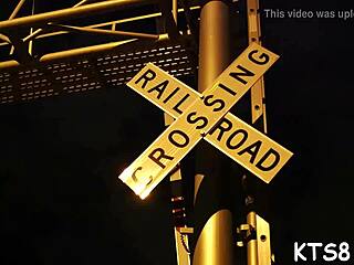 tranny babe's huge ass gaped by monster cock dildo atm