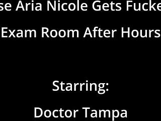 Nurse Aria Nicole Fucked Hard In Exam Room After Hours!