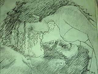 lingerie foreplay sketch: wanna feel my curves before we fuck?