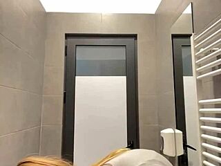 bbw teen slurps saliva-drenched public cock deep