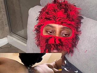 ebony squirts wildly in no-moan contest licking dripping wet pussy