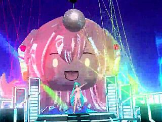 can hatsune miku's big tits handle night fever nude?