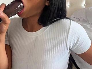 wanna watch me deepthroat this huge dildo like a real slut cock?