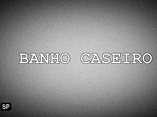 samantha squirted hard after sucking young guy's huge cock dry in shower. vinny fed her milk mouthful.