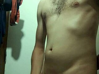 wanna watch me undress skinny body for solo bathroom masturbation?