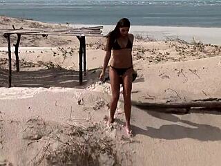 caribbean beach hut orgy anal double latina brunette