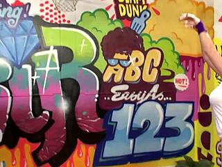 hey, check out this blonde and brunette lesbian duo fucking on the bench with dildos and licks...