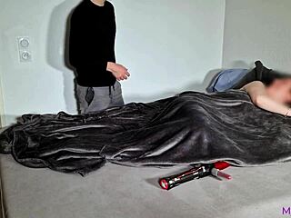 her tight ass hurts from wrong hole but he pounds deeper anyway?