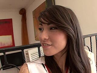 18yo cheerleader emily grey deepthroats long prick before doggy pounding