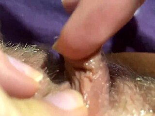 Close-Up Big Clit Pulsing to Massive Orgasm