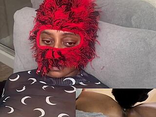 ebony squirts wildly in no-moan contest licking dripping wet pussy