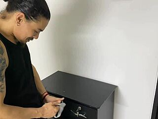 caught sniffing stepmom's panties now eat her pussy too?