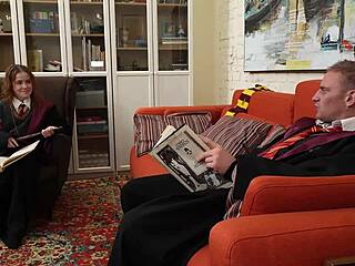 Alohomora Opens Her Magic Door For Rough Neighbor Fuck