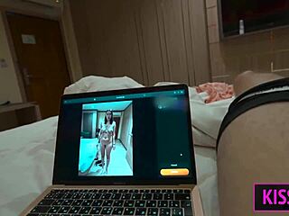 Step mom shares hotel bed lets step son cum on ass