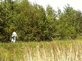 Wild milf beach nudist fingers wet pussy and jerks big tits naked!