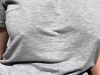 Stepmom artemisia's big boobs bounce wild horny outdoor session