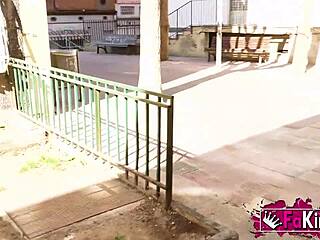 Eighteen-year-old babe Natalyy faces grandpa for intense doggystyle cowgirl and missionary sex today