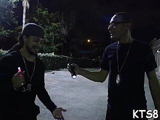 tranny babe's huge ass gaped by monster cock dildo atm