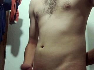 wanna watch me undress skinny body for solo bathroom masturbation?