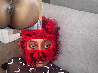 ebony squirts wildly in no-moan contest licking dripping wet pussy