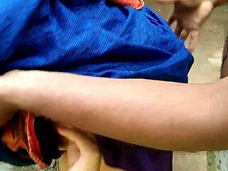 damn, watching stepmom pee then quick outdoor sex cum on her huge tits